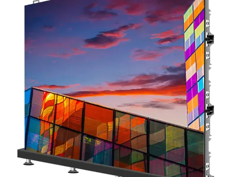Pantalla Serie CW armada con imagen de atardecer