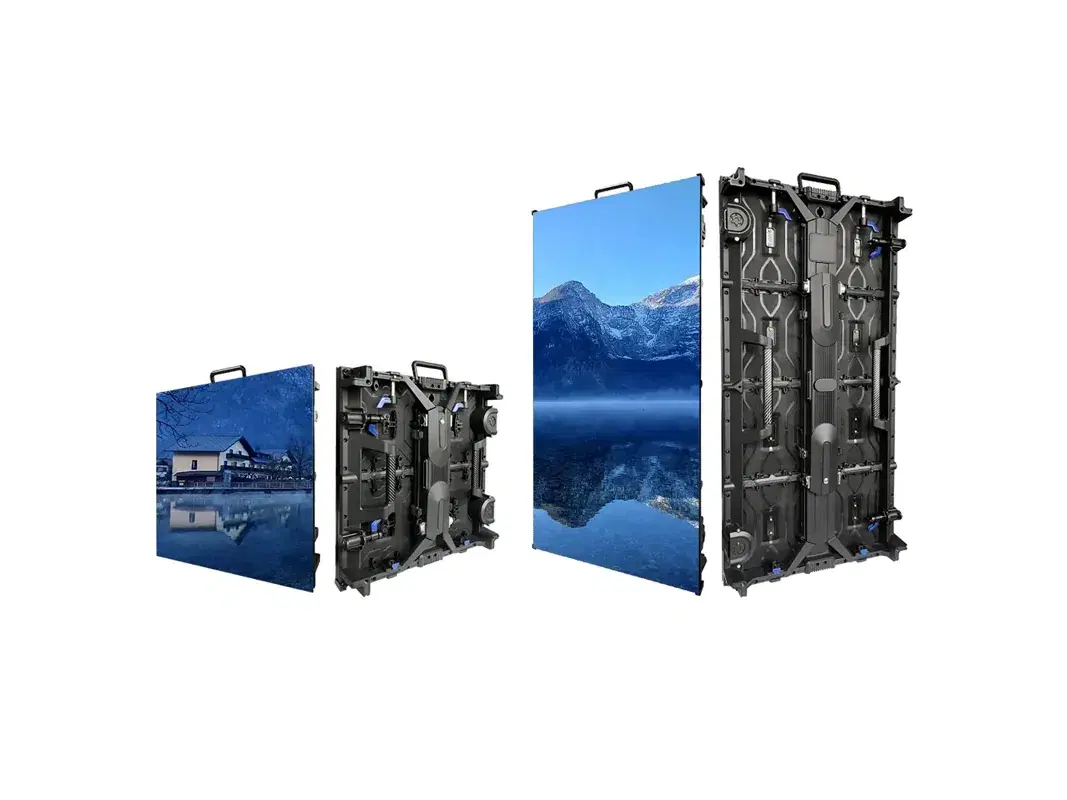 Gabinetes Serie TC encendidos y vistos de dorso