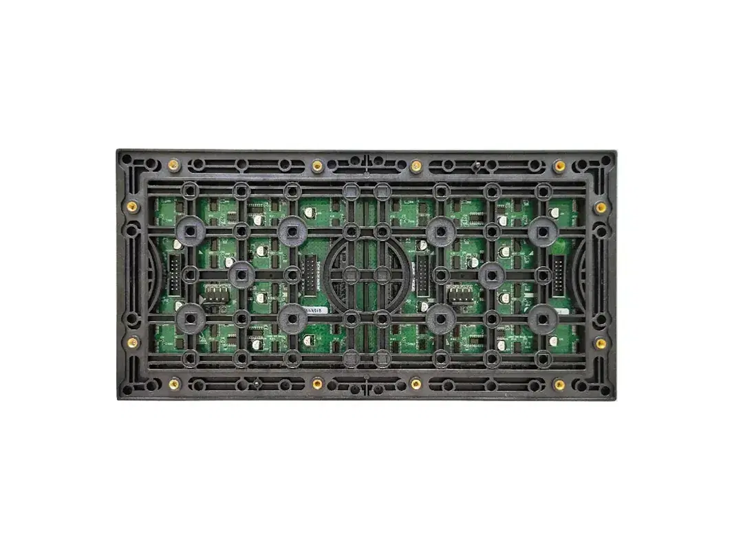 Dorso de un módulo LED de exterior de 320 × 160 mm