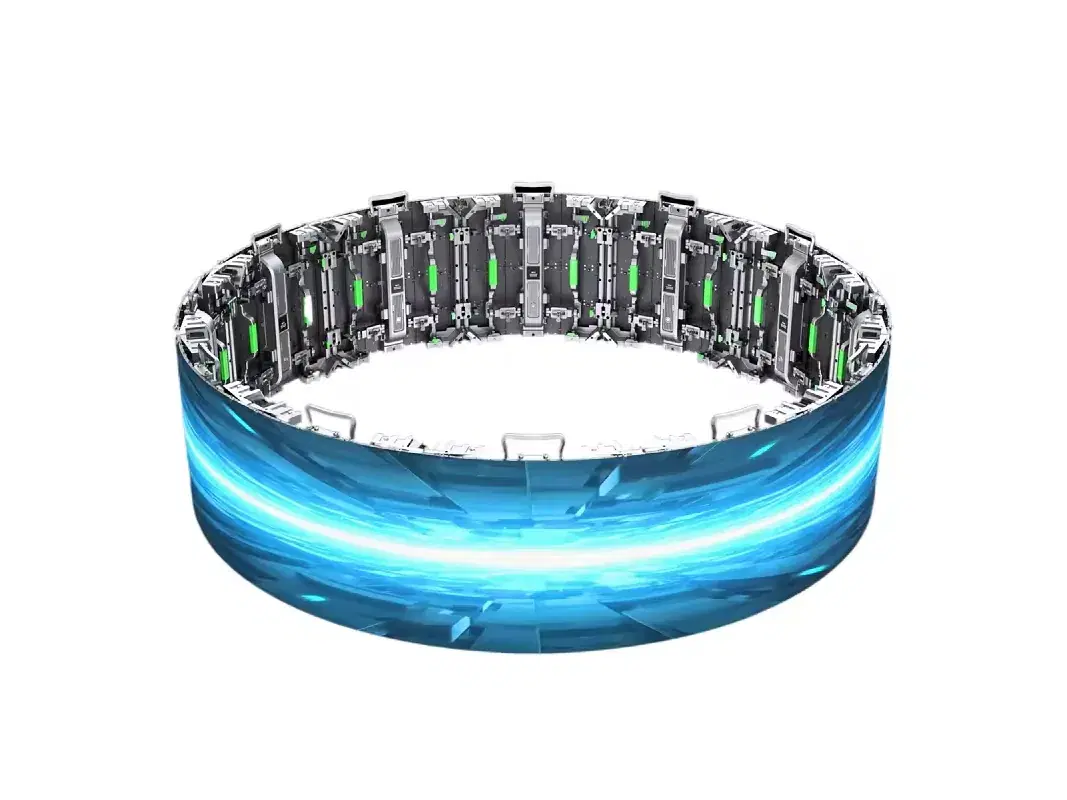 Anillo de pantalla LED armado con gabinetes Serie CA