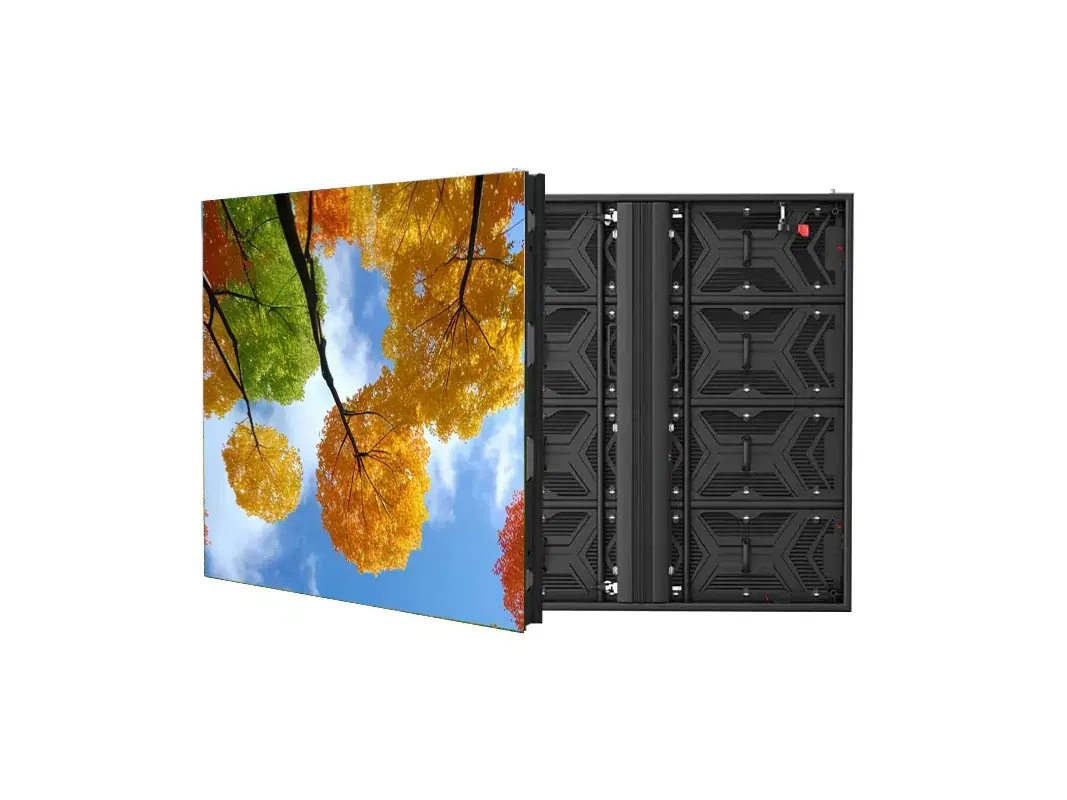 Gabinete CK modular: frente encendido y dorso