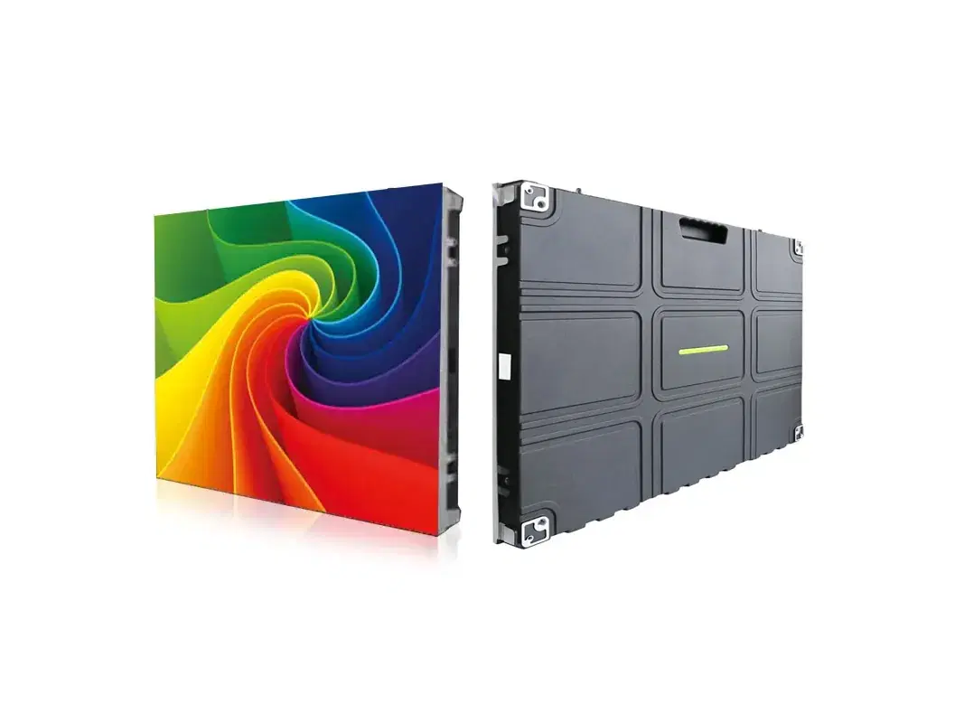 Video wall Serie CN: frente encendido y dorso del gabinete 4:3