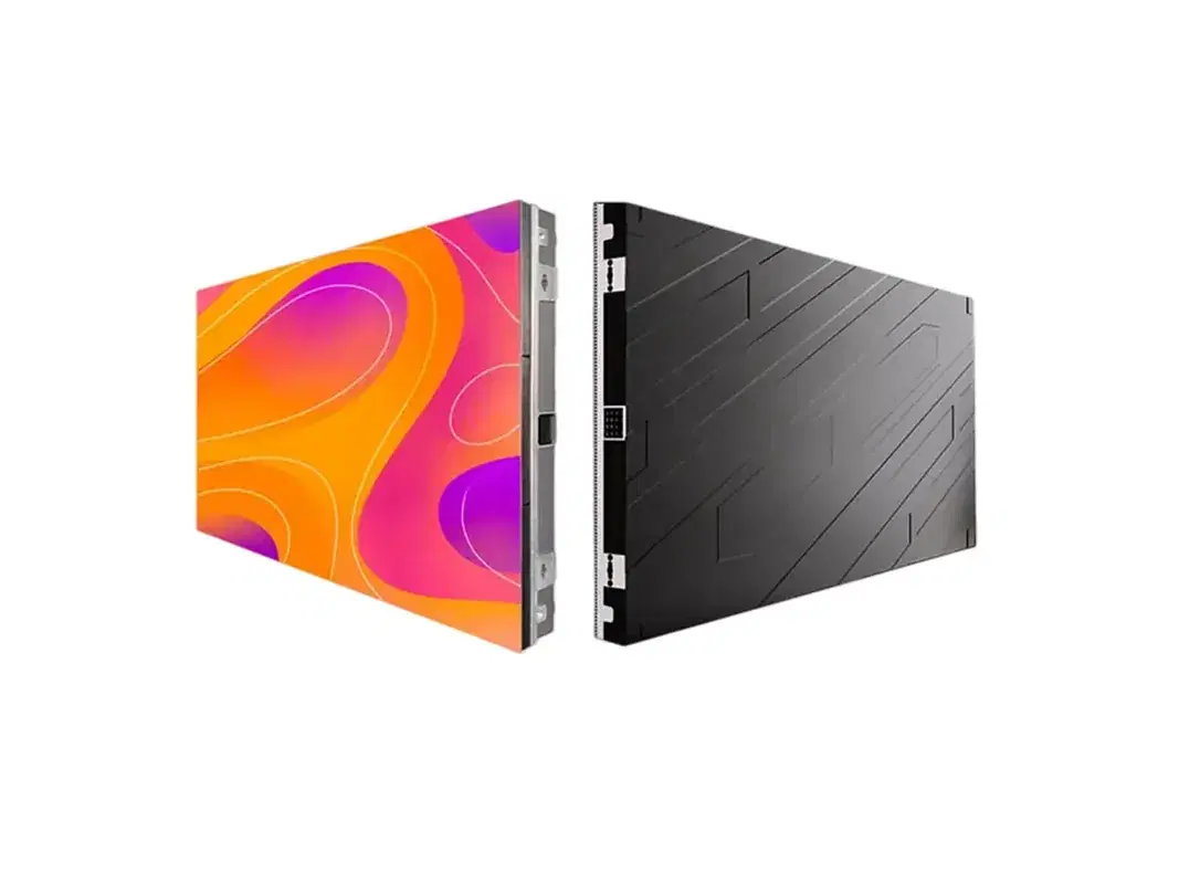 Pantalla de paso fino Serie CP: frente encendido y dorso del gabinete de 640 × 480 mm