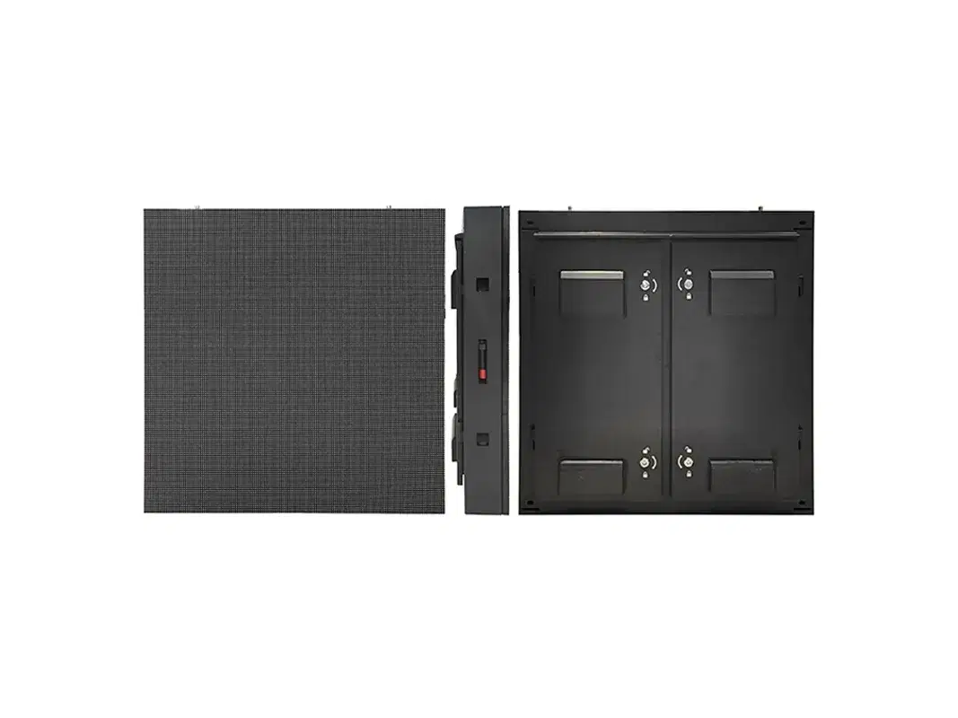 Módulo y gabinete Serie CU vistos de frente y de dorso