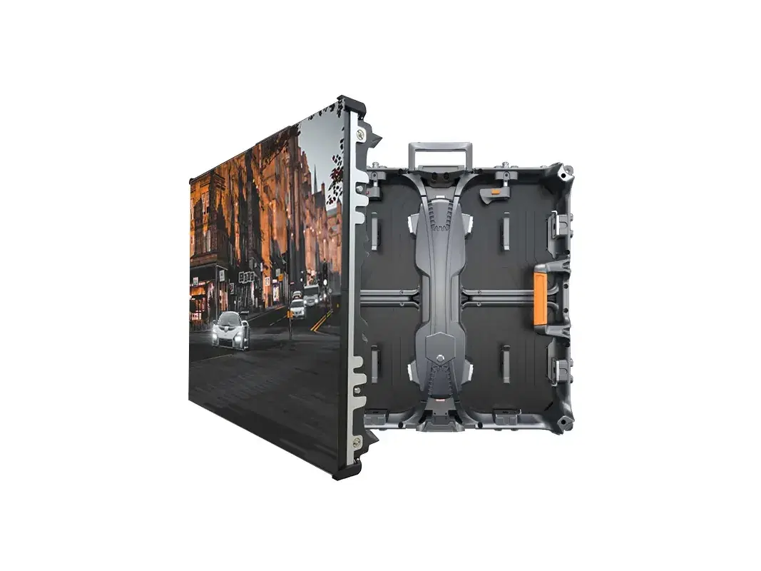 Gabinete Serie CW: frente encendido y dorso
